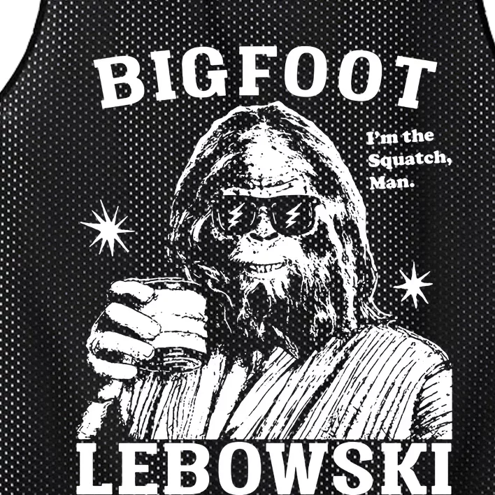 Bigfoot Lebowski IM The Squatch Man Mesh Reversible Basketball Jersey Tank