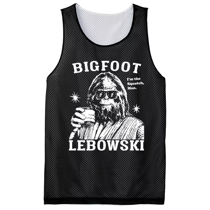 Bigfoot Lebowski IM The Squatch Man Mesh Reversible Basketball Jersey Tank