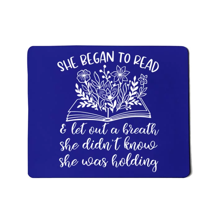 Book Lover Ideas Love To Read Wildflower Book Quotes Cute Gift Mousepad