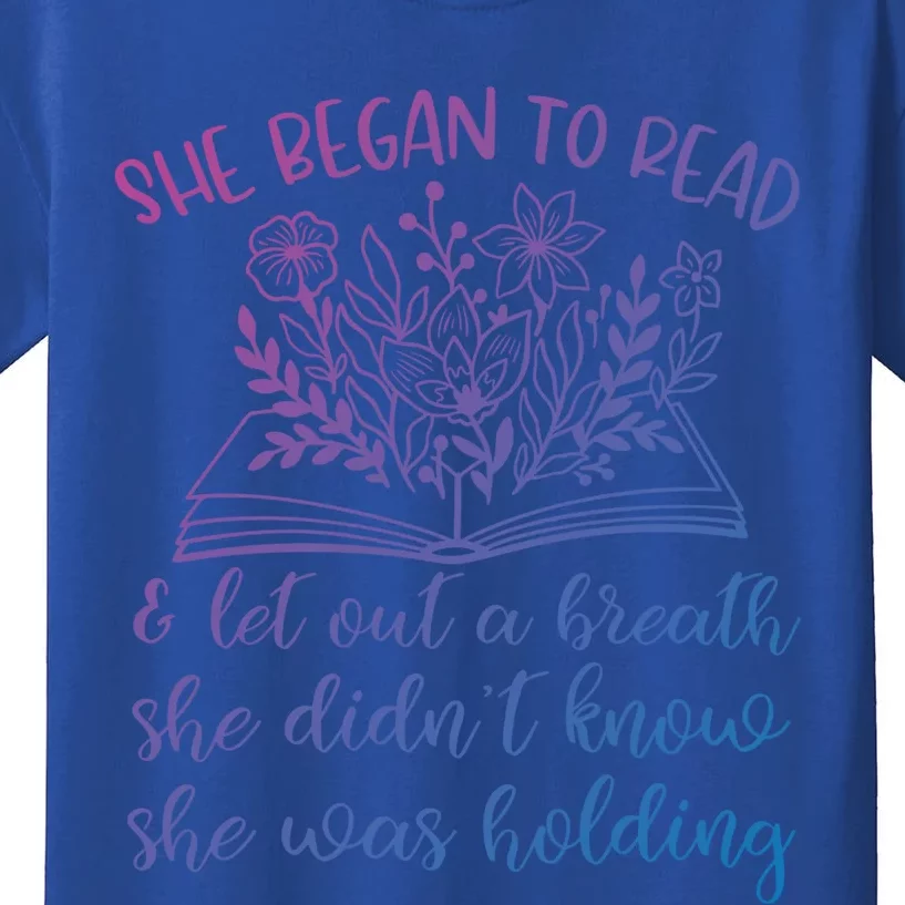 Book Lover Ideas Love To Read Wildflower Book Quotes Cute Gift Kids T-Shirt