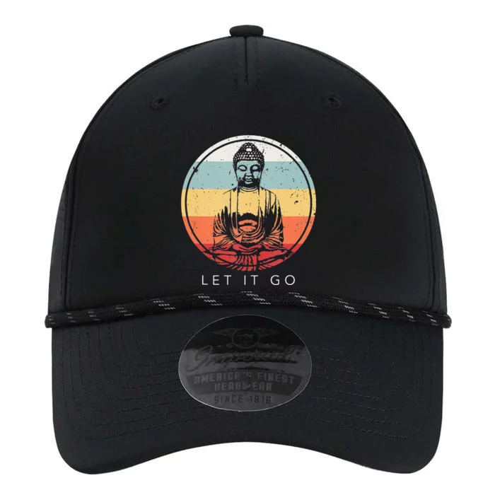 Buddha Let It Go Meditation Buddhism Vintage Yoga Gift Performance The Dyno Cap