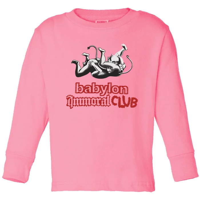 Babylon La Immoral Club Toddler Long Sleeve Shirt