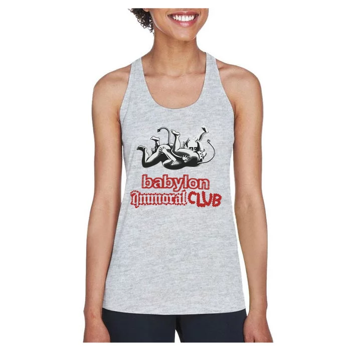 Babylon La Immoral Club Women's Racerback Tank