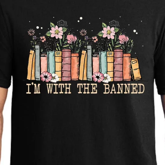 Book Lovers Im With The Banned Books Pajama Set