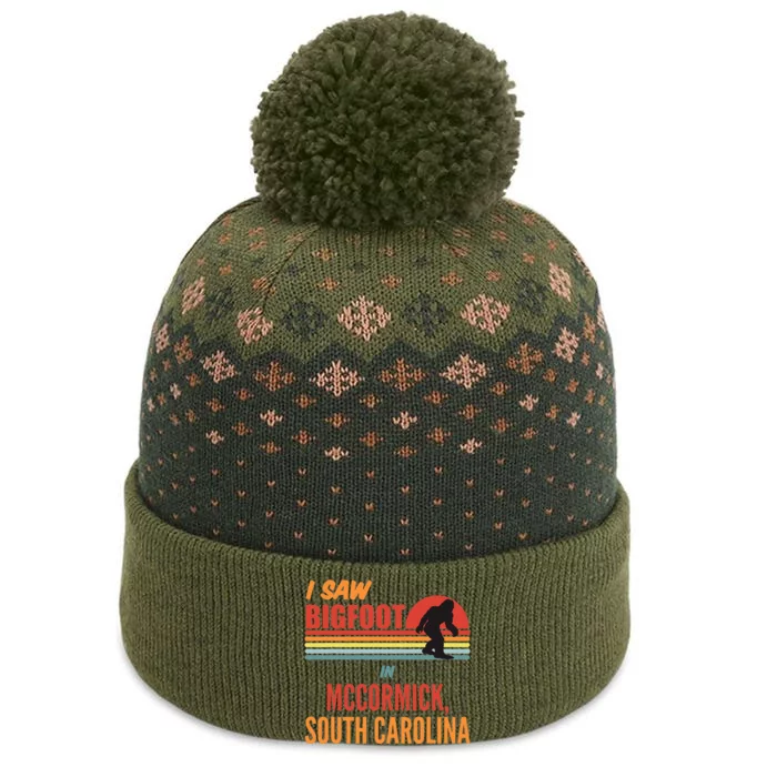 Bigfoot Lives In Mccormick South Carolina The Baniff Cuffed Pom Beanie