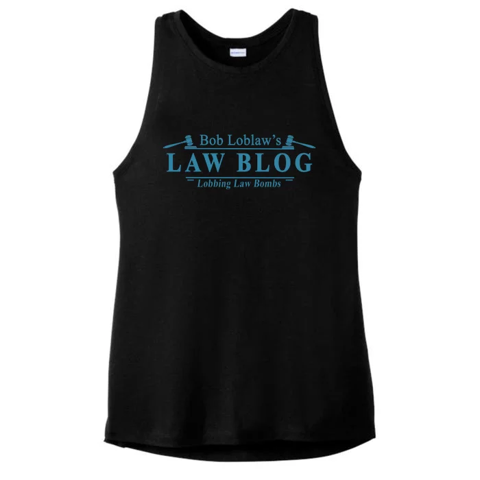 BOB LOBLAW'S LAW BLOG FUNNY MEME Ladies Tri-Blend Wicking Tank