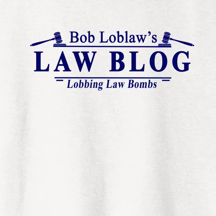 BOB LOBLAW'S LAW BLOG FUNNY MEME Women's Crop Top Tee