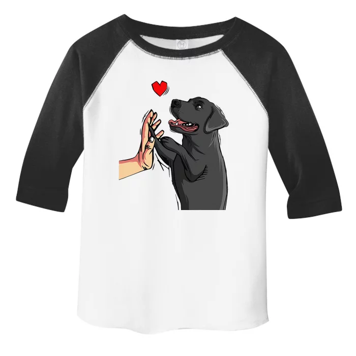 Black Lab Labrador Retriever Toddler Fine Jersey T-Shirt