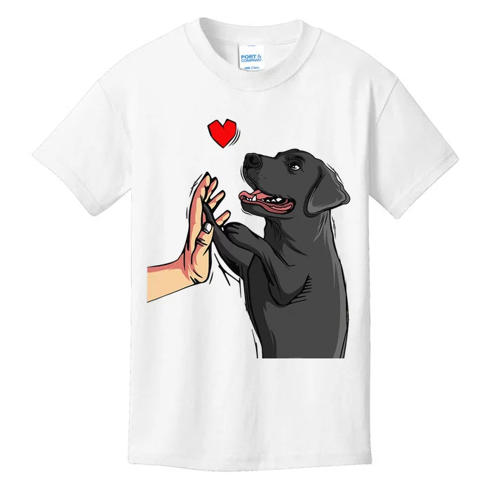 Black Lab Labrador Retriever Kids T-Shirt