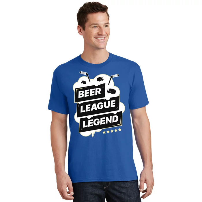 Beer League Legend Hockey Gift T-Shirt