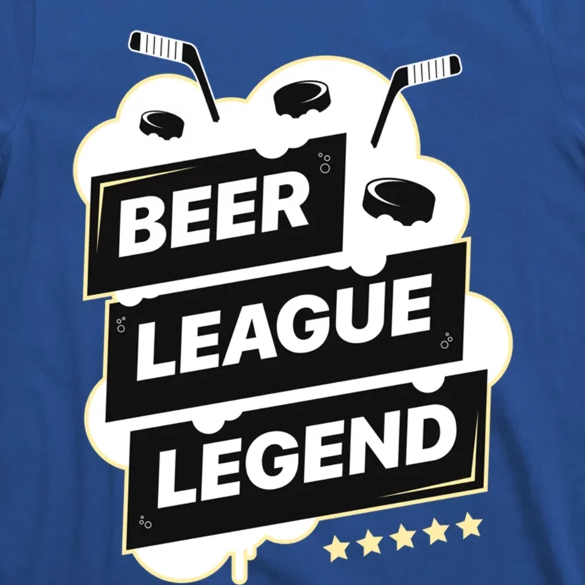 Beer League Legend Hockey Gift T-Shirt