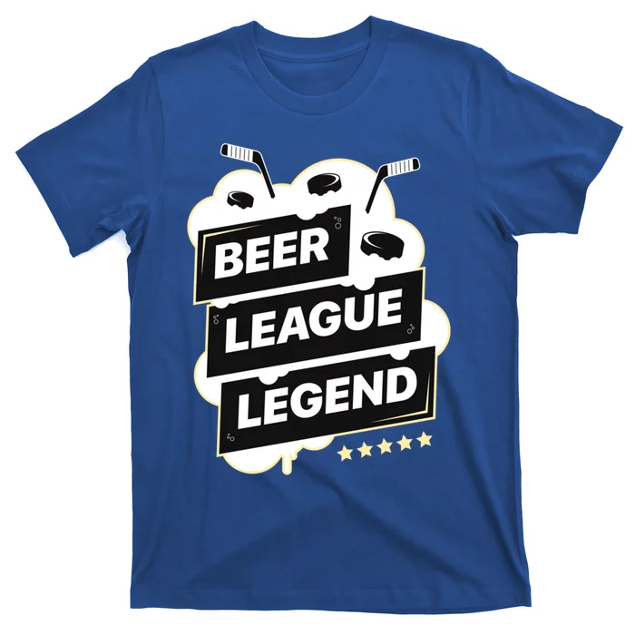 Beer League Legend Hockey Gift T-Shirt