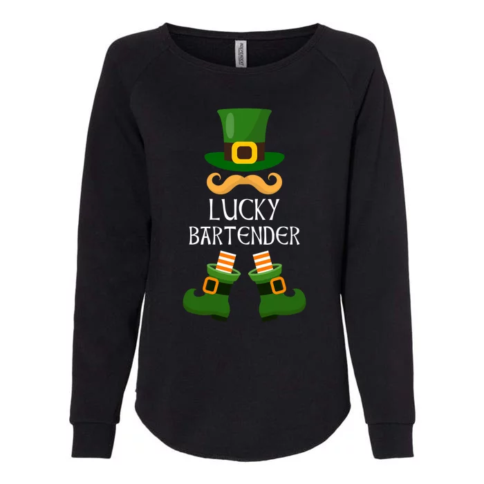 Bartender Lucky Leprechaun Matching Family St Patricks Day Gift Womens California Wash Sweatshirt