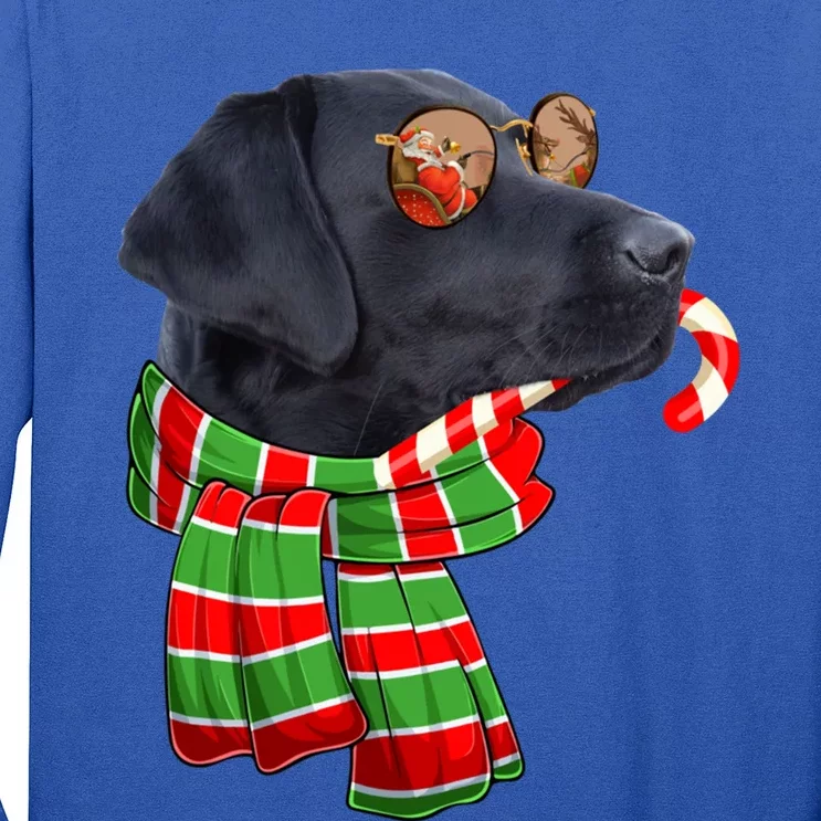 Black Lab Labrador Dog Owners Christmas Xmas Holiday Party Gift Long Sleeve Shirt