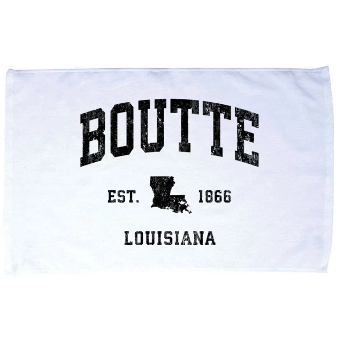 Boutte Louisiana La Vintage Athletic Sports Microfiber Hand Towel