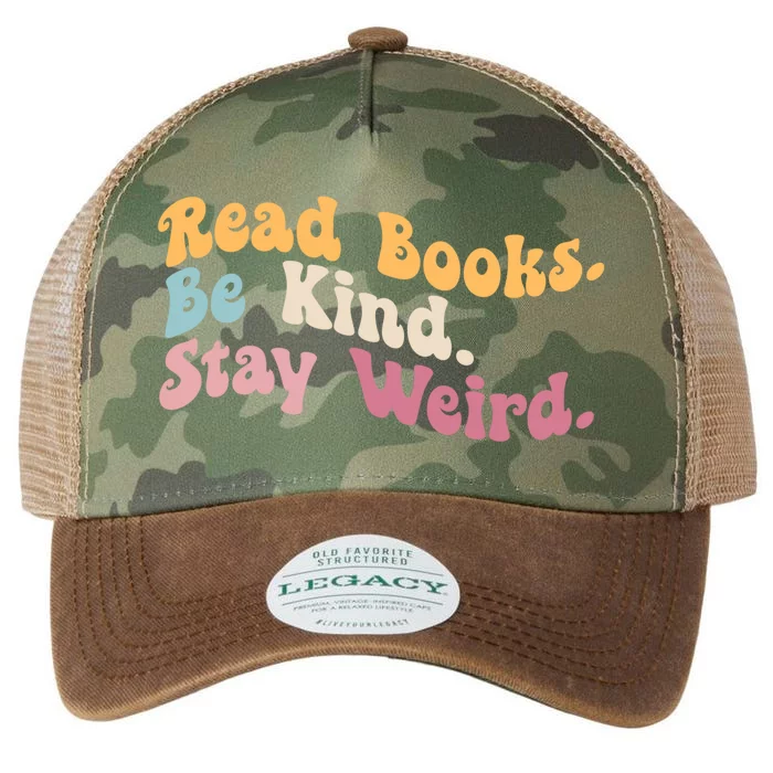 Book Lover Literary Bookish Read Books Be Kind Stay Weird Gift Legacy Tie Dye Trucker Hat