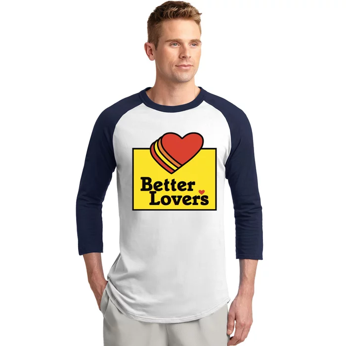 Better Lovers Loves Valentines Day Baseball Sleeve Shirt