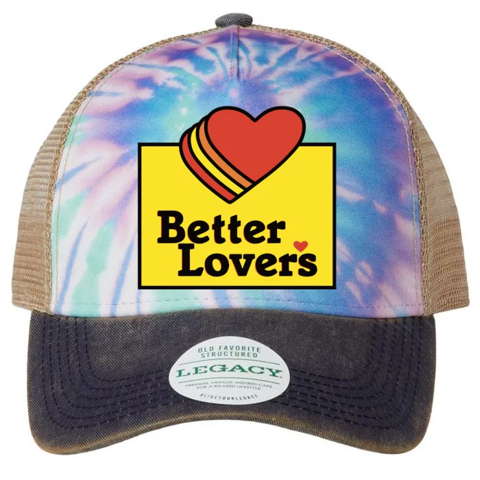 Better Lovers Loves Valentines Day Legacy Tie Dye Trucker Hat