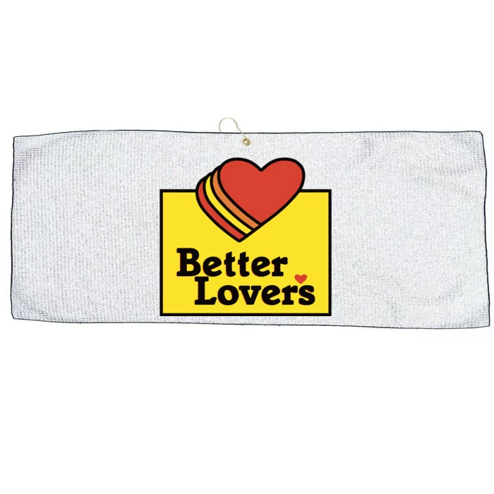 Better Lovers Loves Valentines Day Large Microfiber Waffle Golf Towel