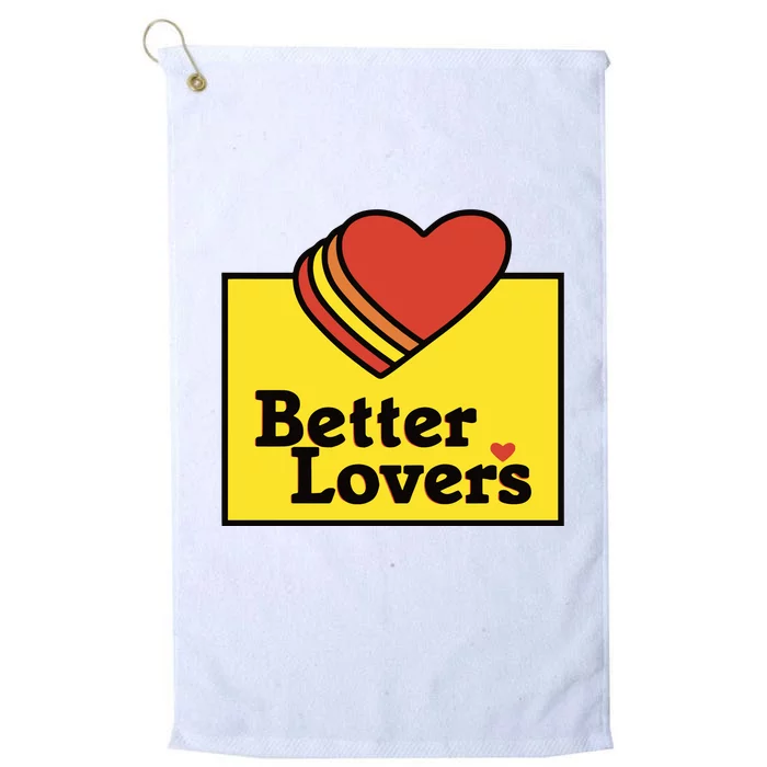 Better Lovers Loves Valentines Day Platinum Collection Golf Towel