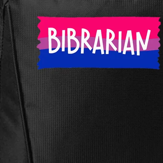 Bibrarian Librarian Lgbtqia Bookish Bisexual City Backpack