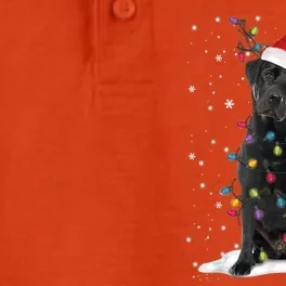 Black Lab Labrador Christmas Tree Light Pajama Dog Xmas Gift Dry Zone Grid Performance Polo