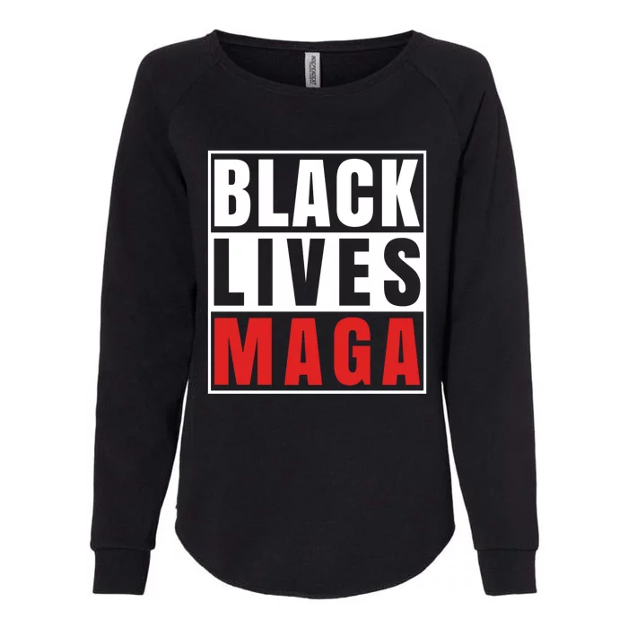 Black Lives Maga Black Conservative Republican Womens California Wash Sweatshirt