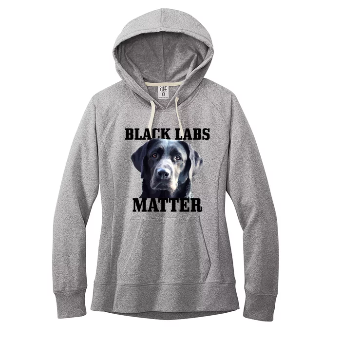 Black Labs Matter Labrador Retriever Mom Dad Dog Lover Funny Gift Women's Fleece Hoodie