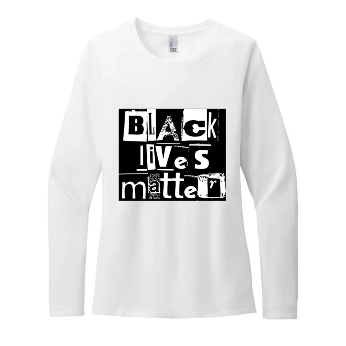 Black Lives Matter Gift On The World BLM Shirt Gift For Family Xmas Womens CVC Long Sleeve Shirt