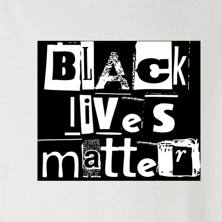 Black Lives Matter Gift On The World BLM Shirt Gift For Family Xmas Toddler Long Sleeve Shirt