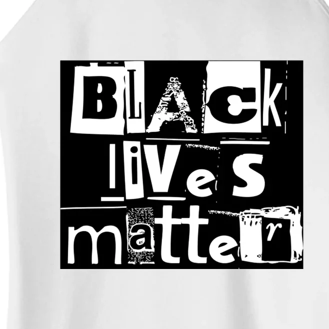 Black Lives Matter Gift On The World BLM Shirt Gift For Family Xmas Women’s Perfect Tri Rocker Tank