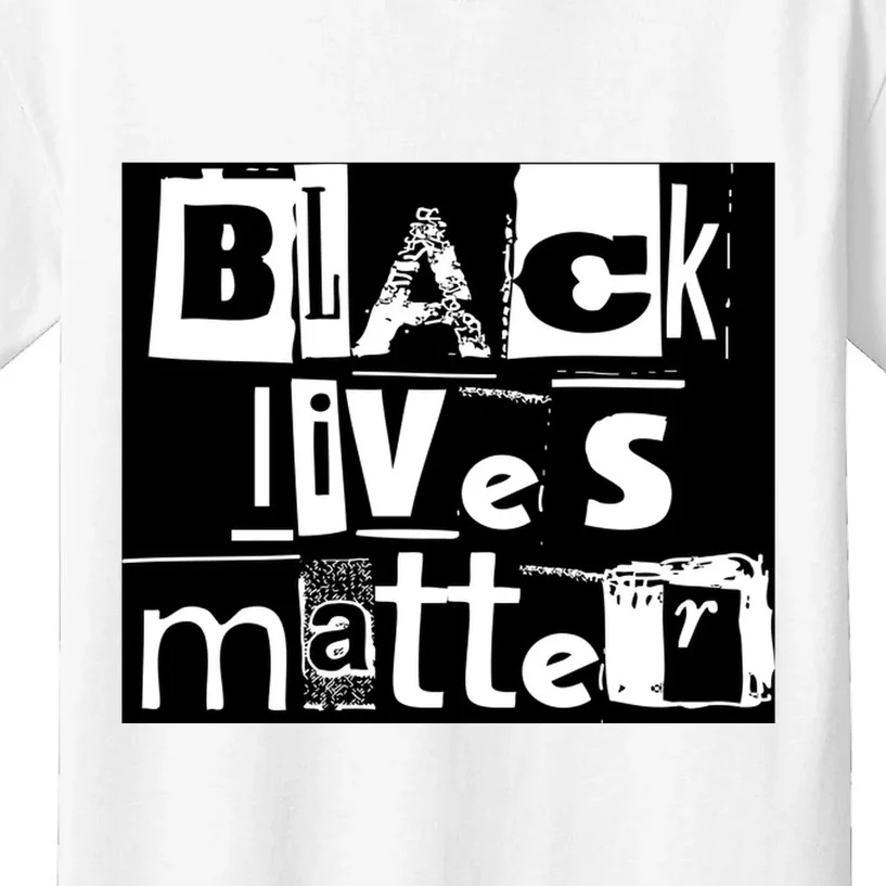 Black Lives Matter Gift On The World BLM Shirt Gift For Family Xmas Kids T-Shirt