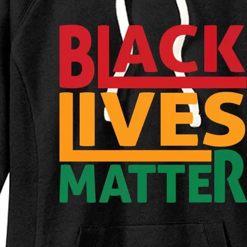 Black Lives Matter Human Rights Women's Fleece Hoodie