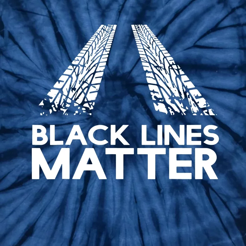 Black Lines Matter Tie-Dye T-Shirt