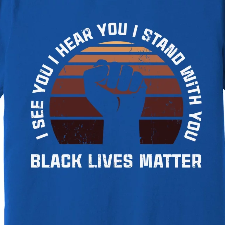 Black Lives Matter Meaningful Gift Blm Funny Gift Premium T-Shirt