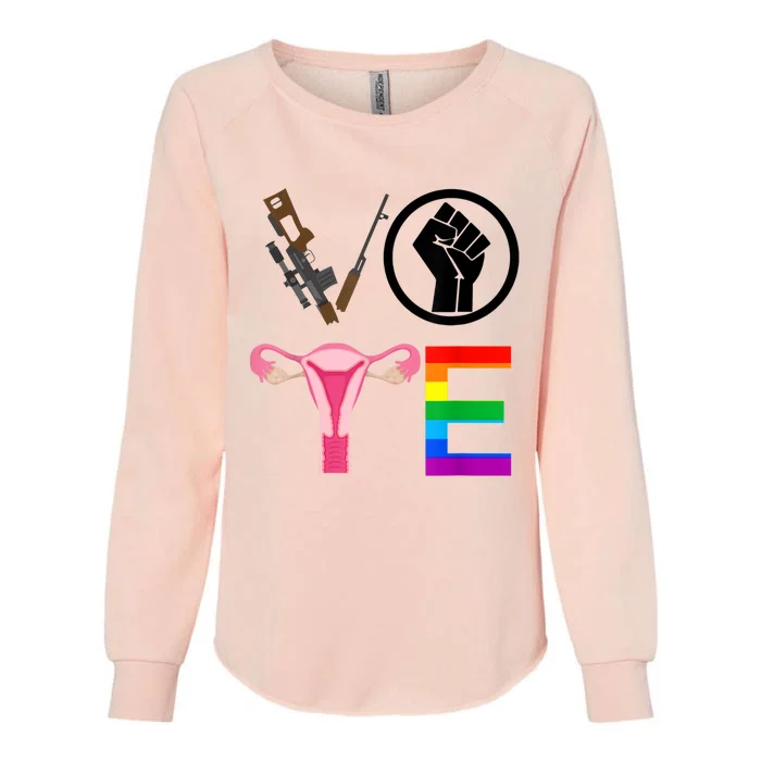 Black Lives Matter Vote Lgbt Gay Rights Feminist Equality Womens California Wash Sweatshirt