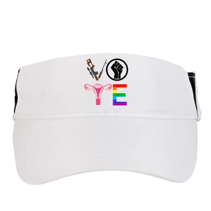 Black Lives Matter Vote Lgbt Gay Rights Feminist Equality Adult Drive Performance Visor