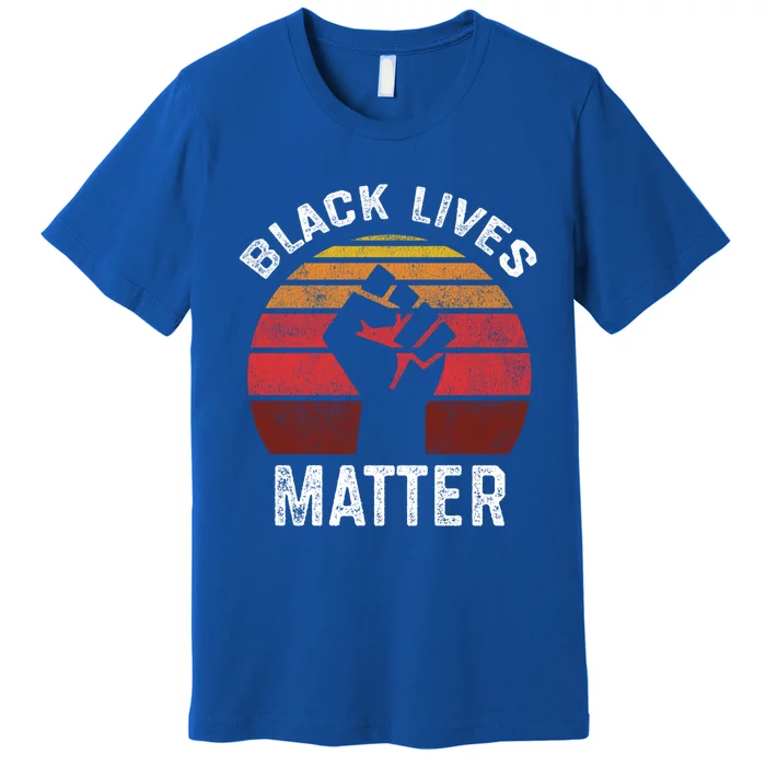 Black Lives Matter Blm Retro Great Gift Premium T-Shirt