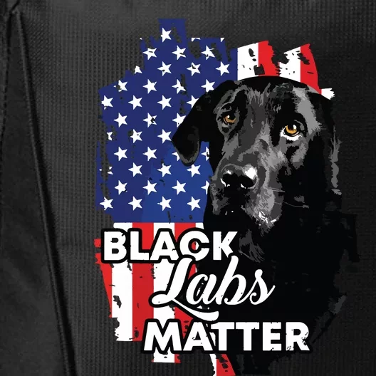 Black Labs Matter Labrador Retriever City Backpack