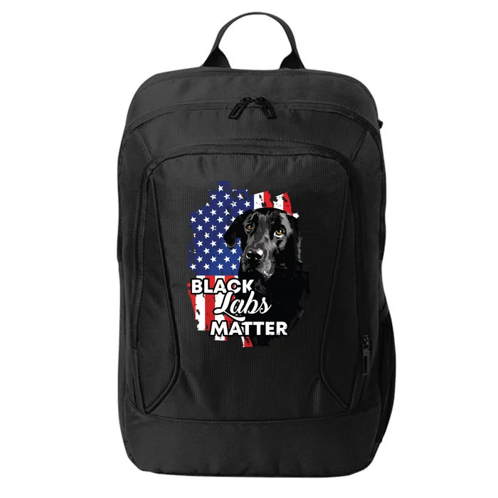 Black Labs Matter Labrador Retriever City Backpack