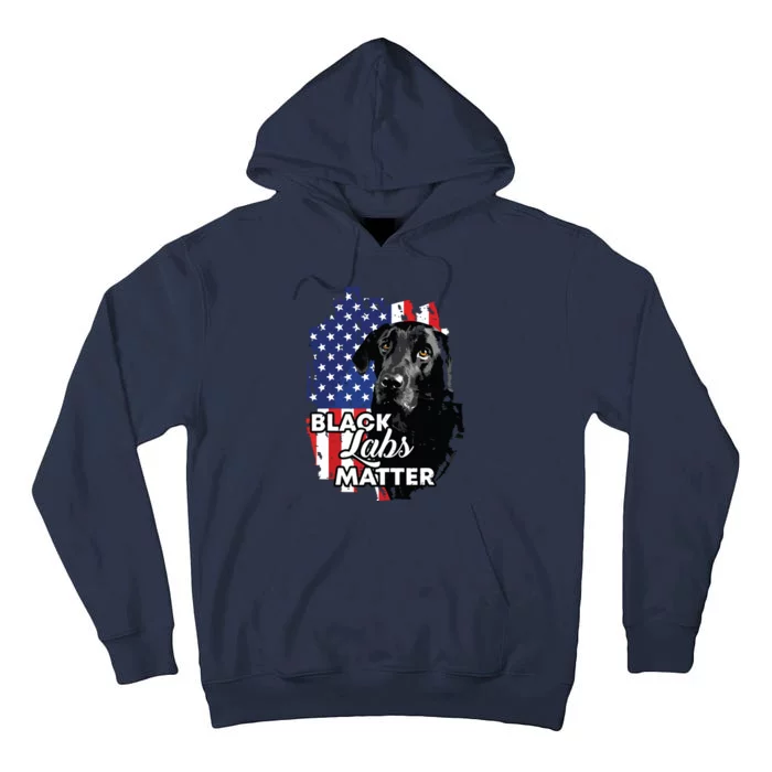 Black Labs Matter Labrador Retriever Tall Hoodie