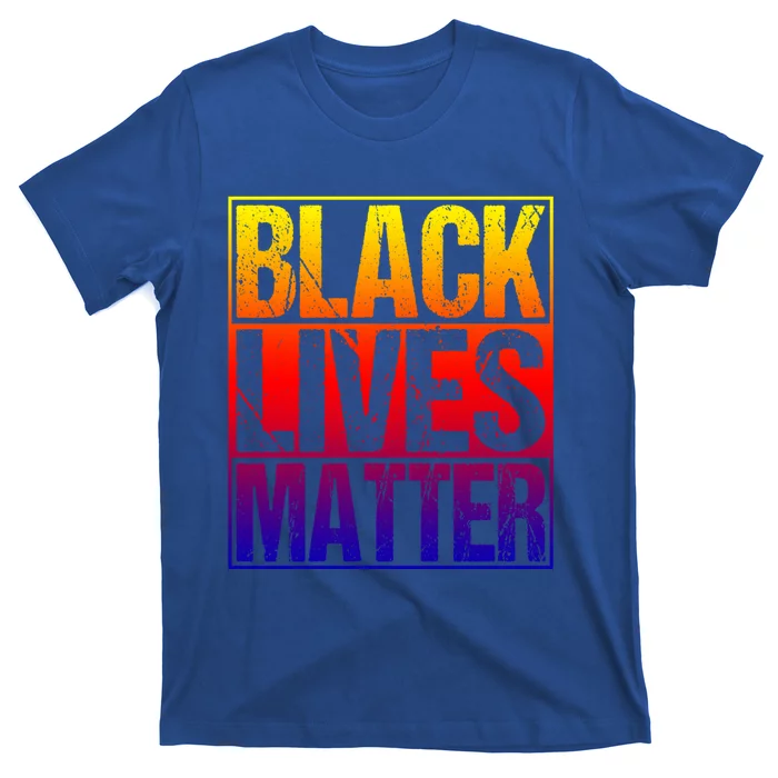 Black Lives Matter Distressed Vintage Black History Month Great Gift T-Shirt