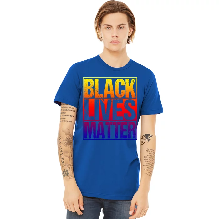 Black Lives Matter Distressed Vintage Black History Month Great Gift Premium T-Shirt