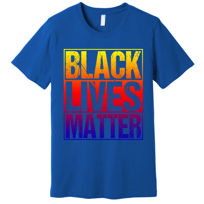 Black Lives Matter Distressed Vintage Black History Month Great Gift Premium T-Shirt