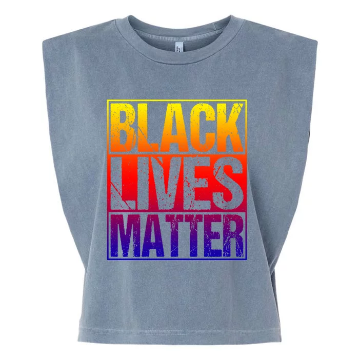 Black Lives Matter Distressed Vintage Black History Month Great Gift Garment-Dyed Women's Muscle Tee