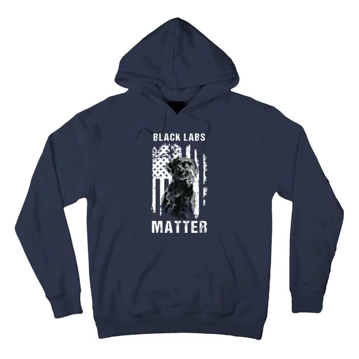 Black Labs Matter Labrador Retriever Tall Hoodie