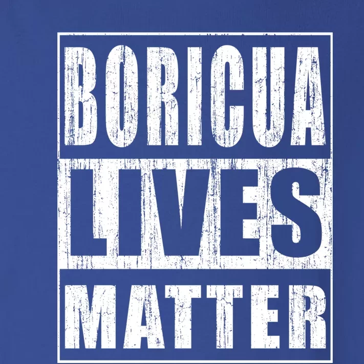 Boricua Lives Matter Funny Puerto Rico Gift Toddler Long Sleeve Shirt