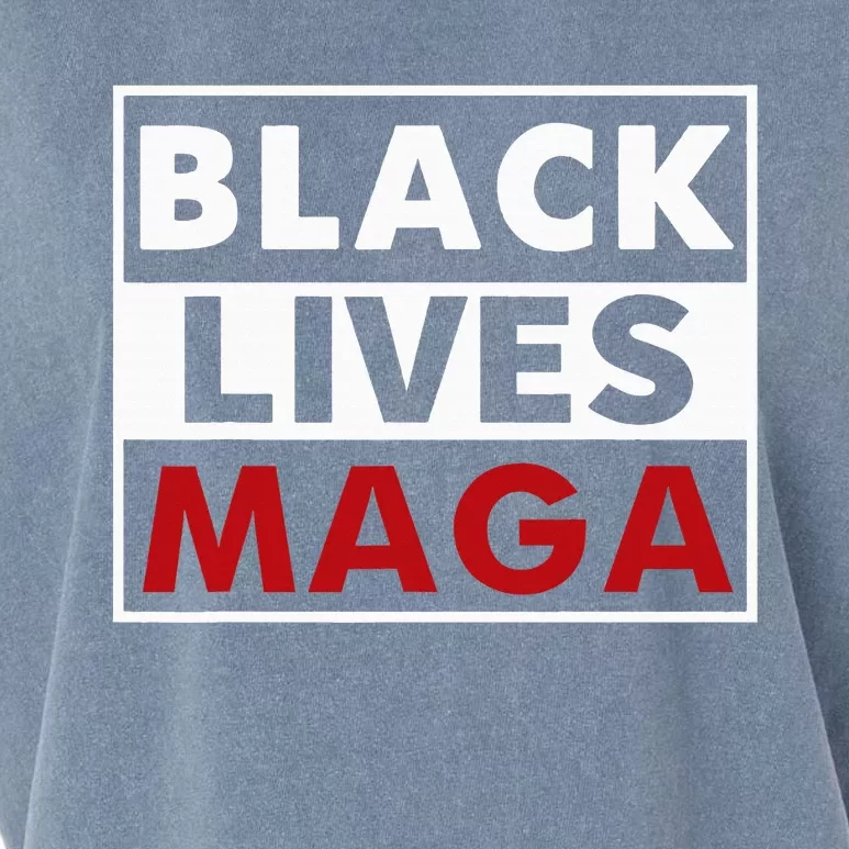 Black Lives Maga Garment-Dyed Women's Muscle Tee