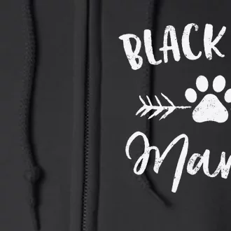 Black Lab Mama Labrador Retriever Lover Gifts Dog Mom Mother Full Zip Hoodie