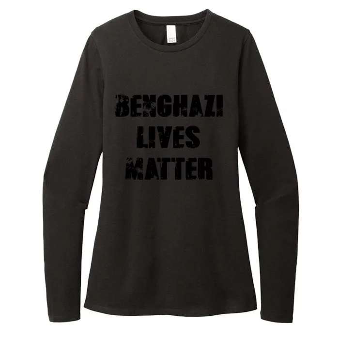 Benghazi Lives Matter Civil Rights Womens CVC Long Sleeve Shirt